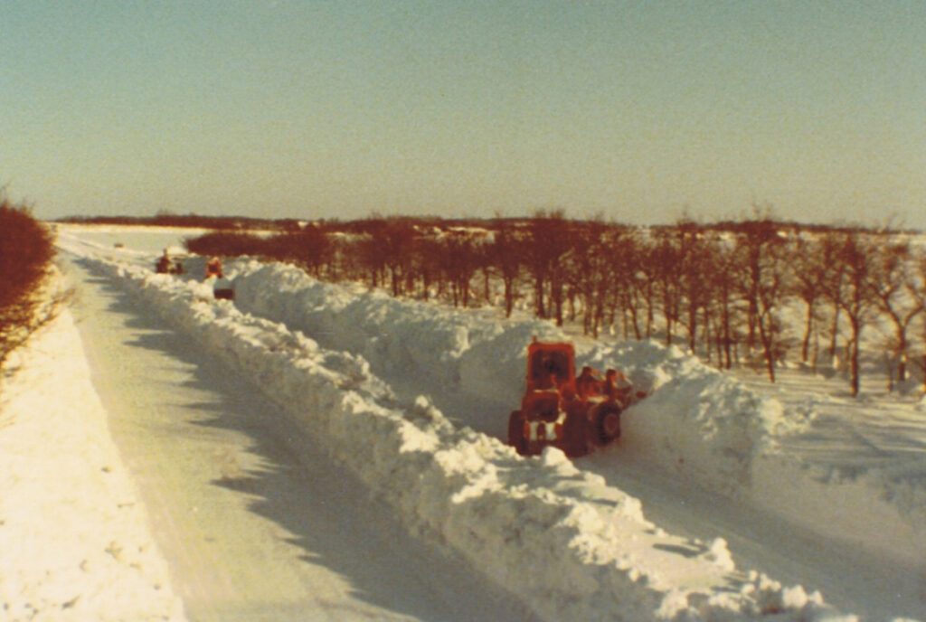 Åbning for trafik på motorvejen 1978/79