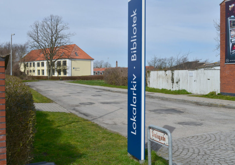 Indkørsel til Lokalarkivet